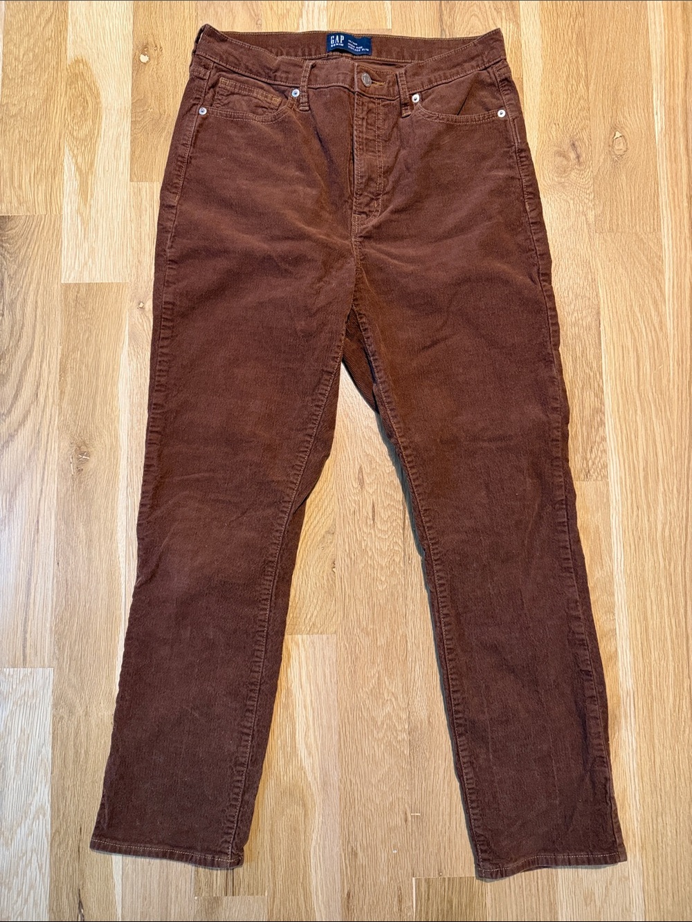 GAP Women’s Bootcut Dark Brown Corduroy Pants